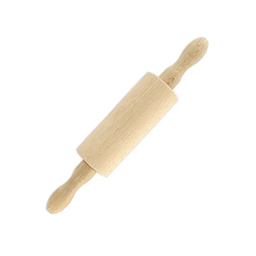 Fackelmann 521146 FCK521146 Mini-Nudelholz aus Holz, braun von FACKELMANN
