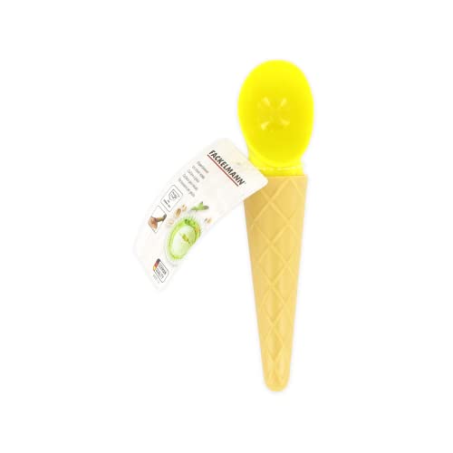 Fackelmann 682559 Eisportionierer in Kegelform, Eisportionierer, Rosa, Gelb, Kunststoff, 19,5 cm von FACKELMANN