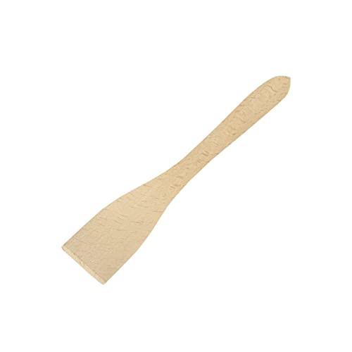 Fackelmann 86511 Holzspatel Küchenspatel gebogener Spatel Küchenhelfer Holz 30cm, braun von FACKELMANN