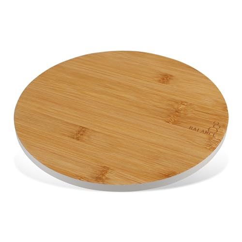 Fackelmann Balance Schneidebrett Holz Bambus – Rundes Holzbrett für die Küche für Fleisch, Fisch und Gemüse – Modernes Schneidbrett mit farbigem Rand – ⌀ 24 x 0,5 cm, Braun Fackelmann Balance Schneidebrett Holz Bambus – Rundes Holzbrett für die Küche für Fleisch, Fisch und Gemüse – Modernes Schneidbrett mit farbigem Rand – ⌀ 24 x 0,5 cm, Braun von FACKELMANN