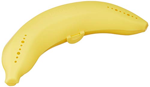 Fackelmann Bananentresor, Aufbewahrungsbox für Bananen, robuster Behälter aus Kunststoff (Farbe: Gelb), Menge: 1 Stück von FACKELMANN