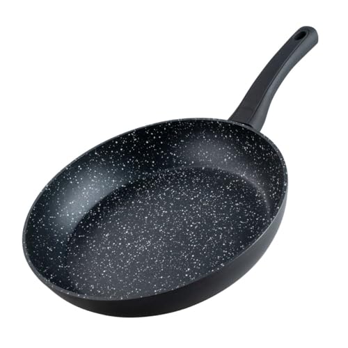 Fackelmann Bratpfanne Marble 2.0 28 cm, Antihaft-Pfanne aus 90% recyceltem Aluminium mit ergonomischem Kunststoff-Griff, große Induktionspfanne zum Kochen & Anbraten Fackelmann Bratpfanne Marble 2.0 28 cm, Antihaft-Pfanne aus 90% recyceltem Aluminium mit ergonomischem Kunststoff-Griff, große Induktionspfanne zum Kochen & Anbraten von FACKELMANN