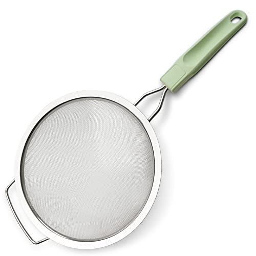 Fackelmann Ecolution Sieb – feines Küchensieb aus Holzfasern, Bio-Kunststoff und Edelstahl – Ø 20 x 38 cm großes Metallsieb in Mintgrün/Steingrau Fackelmann Ecolution Sieb – feines Küchensieb aus Holzfasern, Bio-Kunststoff und Edelstahl – Ø 20 x 38 cm großes Metallsieb in Mintgrün/Steingrau von FACKELMANN