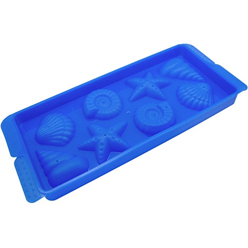 Fackelmann Eiswürfelformer Set Meerestiere 25x10cm 2-teilig in blau, Kunststoff, 25 x 10 x 3.7 cm von FACKELMANN