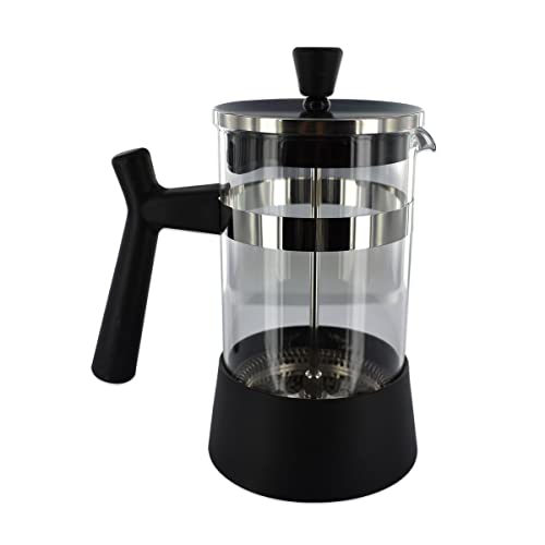Fackelmann 42237 Cafetière à piston 600 ml Italienische Kaffeemaschine 0,6 Liter Espressokocher Kaffeebereiter Kaffeeberei, Kunststoff Edelstahl, durchsichtig Fackelmann 42237 Cafetière à piston 600 ml Italienische Kaffeemaschine 0,6 Liter Espressokocher Kaffeebereiter Kaffeeberei, Kunststoff Edelstahl, durchsichtig von FACKELMANN