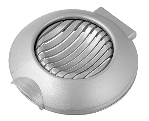 Fackelmann Mozzarella-/Eischneider, Eierteiler, Küchenhelfer für das Schneiden gleichmäßiger Scheiben (Farbe: Silber), Menge: 1 Stück von FACKELMANN