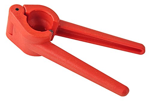 Fackelmann Nussknacker KNACK, Kastanienbohrer mit starker Kraftwirkung, Nussöffner aus Kunststoff (Farbe: Rot), Menge: 1 Stück von FACKELMANN