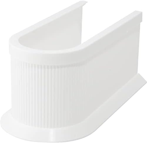 Fackelmann Siphonverkleidung zuschneidbar – Praktische Rohrverkleidung in Weiß, Flexibles Design, 550x110mm, mit 2 Jahren Garantie von FACKELMANN