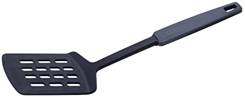 Fackelmann Statement Pfannenwender – Schlitzwender mit ergonomischem Griff – Geeignet für beschichtete Töpfe und Pfannen – ca. 31 x 8 x 5,5 cm, Schwarz Fackelmann Statement Pfannenwender – Schlitzwender mit ergonomischem Griff – Geeignet für beschichtete Töpfe und Pfannen – ca. 31 x 8 x 5,5 cm, Schwarz von FACKELMANN