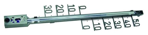 FACKELMANN Thermometer Tecno 16cm, Plastik, Schwarz, 22.8x8x1 cm von FACKELMANN