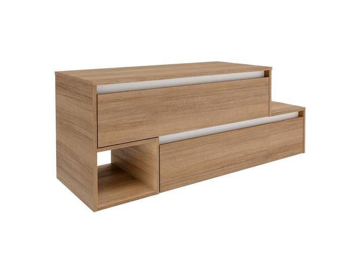 Fackelmann VITA L-Waschtischunterschrank mit Abdeckplatte links 128,7 cm 2371601 von FACKELMANN