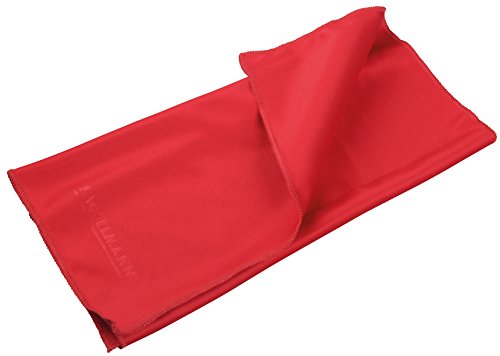 Fackelmann Weinglaspoliertuch, Poliertuch für Gläser, Geschirrtuch aus Polyester (Farbe: Rot), Menge: 1 Stück von FACKELMANN