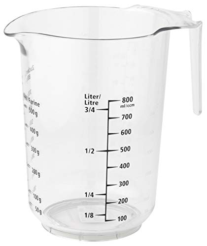 Zenker Graduierter Krug, 1 Liter, 11,2 x 14,5x16 cm, Durchsichtig Zenker Graduierter Krug, 1 Liter, 11,2 x 14,5x16 cm, Durchsichtig von FACKELMANN