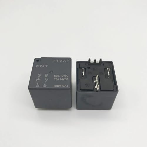 FACSER Automotive Relay HFV7-P-012-HT 4-pin Set of Normally Open 70A14VDC PCB Lead Out pins von FACSER