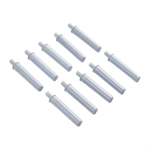 10 Stück Möbel-Stoßdämpfer-Pads, transparente Gummifüße, Schranktürdämpfer zur Geräuschreduzierung und Möbelschutz (grau) von FACULX