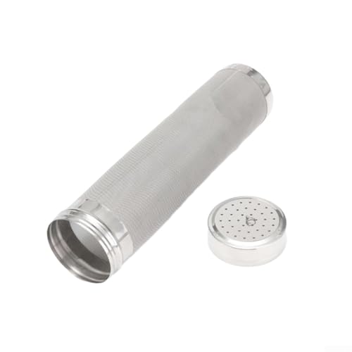 300 Mesh Hop Strainer Cartridge, Stainless Steel Beer Dry Hopper Filter, Homebrew Hops Beer & Tea Kettle Brew Filter, for Kettle Brewing (L) von FACULX