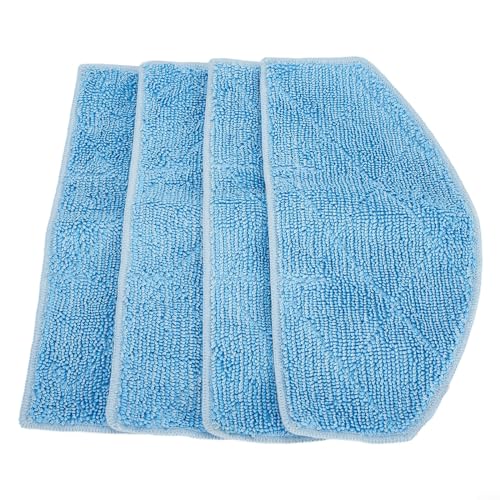4/10er-Pack Wischmopp-Pad-Set für Tikom G8000 Pro und für Honiture G20 Ersatz-Mopp-Pad-Set, Staubsaugerteile, Bodenpflege für Staubsauger (4 Stück) von FACULX