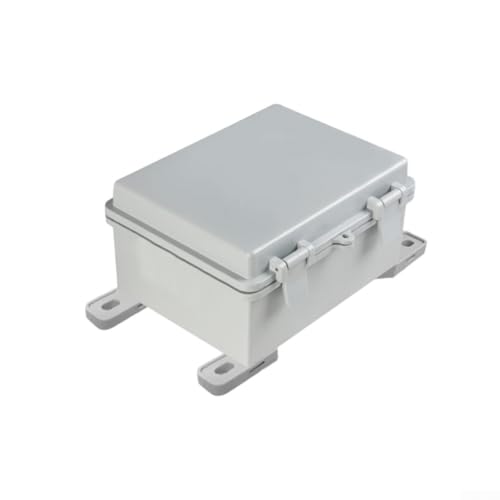 Elektrische Box für den Außenbereich, IP66 wasserdichte Anschlussdose, Elektrogehäuse, wetterfeste Abzweigdose für den Außenbereich mit Abdeckung, 220 x 170 x 110 mm (graue Abdeckung) von FACULX
