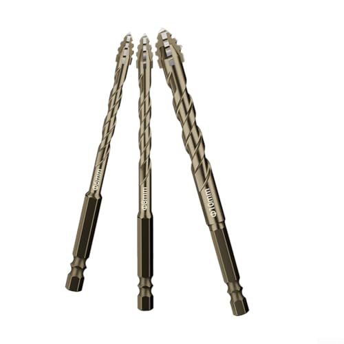 Exzenter Dreieck Bohrer Set, 3 Stück Exzenter Bit Set, Beton Stanzen Bohrer Set, Wolframstahl Legierung Bohrer Set für Glas Fliesen Bohren Exzenter Dreieck Bohrer Set, 3 Stück Exzenter Bit Set, Beton Stanzen Bohrer Set, Wolframstahl Legierung Bohrer Set für Glas Fliesen Bohren von FACULX