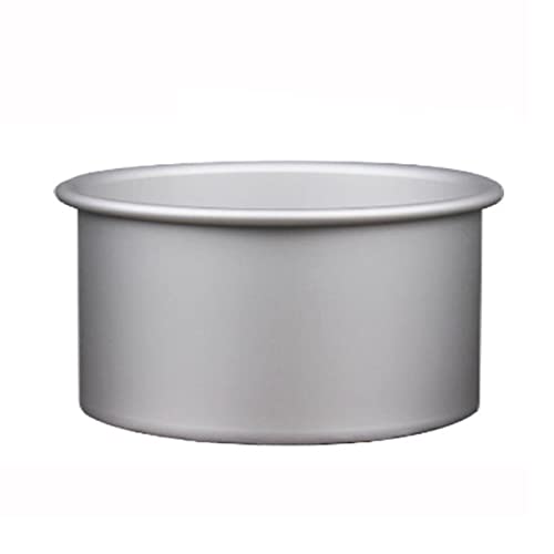 FACULX 20,3 cm runde Kuchenform aus Aluminium, gehärtete Aluminiumlegierung für hervorragende Haltbarkeit, gleichmäßige Wandstärke für gleichmäßiges Aufsteigen von Aluminium-Käsekuchenform, von FACULX