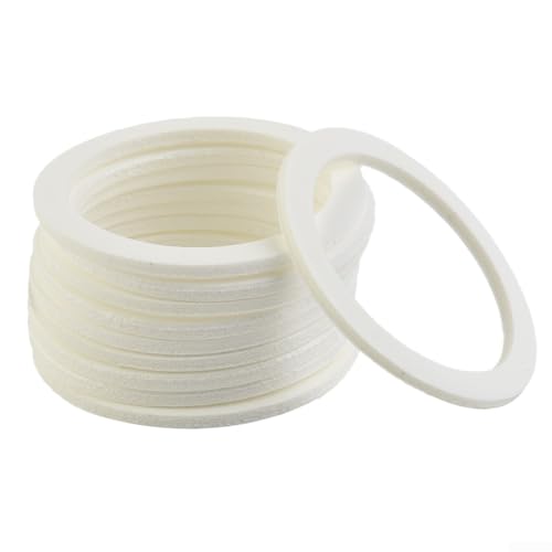 FACULX Adapter S60 x 6 weiße Schaumstoffdichtungen Deckel Ersatzdichtung IBC Tankzubehör für Regenwassertankventile 10 Stück, S60 x 6 Größe, langlebiger PE-Schaum, 1FCD04H311GY70PVX7CD69J8R6 FACULX Adapter S60 x 6 weiße Schaumstoffdichtungen Deckel Ersatzdichtung IBC Tankzubehör für Regenwassertankventile 10 Stück, S60 x 6 Größe, langlebiger PE-Schaum, 1FCD04H311GY70PVX7CD69J8R6 von FACULX