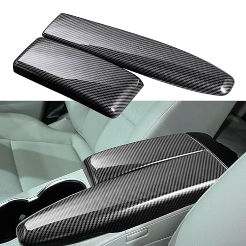 FACULX Auto Armlehne Aufbewahrungsbox Panel Abdeckung Kohlefaser Leder Auto Mittelkonsole Abdeckung Auto Armlehne Sitzbox Abdeckung Zubehör Innenraum Schutz für Benz C W204 E W212 von FACULX