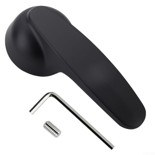 FACULX Chrom-Hebelgriff Ersatz für Delta 13001400 Serie Wannen- und Duscharmaturen – Metallkonstruktion mit Temperaturregelung für H79 Armaturen (schwarz) von FACULX