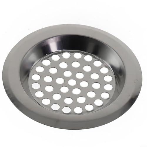 FACULX Edelstahl-Abflusssieb, Abflussabdeckung, Küchenspüle, Duschabflussfilter, Haarfilter, Abflussschutz (75 mm) von FACULX