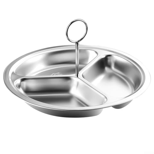 FACULX Edelstahl-Dampfkorb, Mehrzweck-Speiseteller, Serviertablett für Küche, Kochgeschirr-Set (23 cm) von FACULX