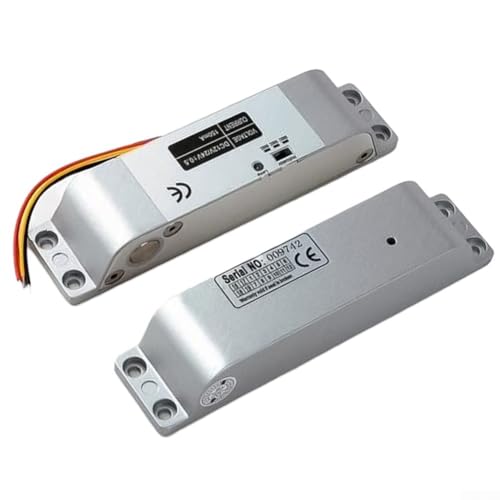 FACULX Elektrisches Fallriegelschloss, DC12/24 V, ausfallsicherer Modus, elektronisches Türschloss, für Zugangskontroll-Sicherheitssystem, mit einstellbarem Verzögerungs-Timer von FACULX