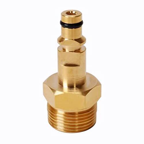 FACULX Hochdruckreiniger Adapter, M22 Quick Connect, Stecker M22 Schlauchadapter, Schaumkanone Sprühdose Kupfer Anschluss Schneeschaum Lanze Seifenspender Adapter von FACULX