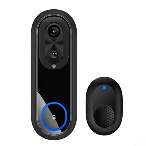 FACULX Kabellose Video Türklingel Kamera, Smart WiFi Türklingeln, 1080P HD Smart Intercom, Zwei-Wege-Audio, Weitwinkelansicht, kompatibel mit Tuya von FACULX