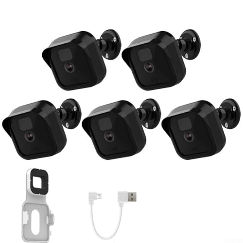 FACULX Outdoor-Kamera-Halterung, 360° verstellbare Wandhalterung, Schutzhülle für Blink-Outdoor-Kamera, Sicherheitskamera-Zubehör (5 Stück) von FACULX