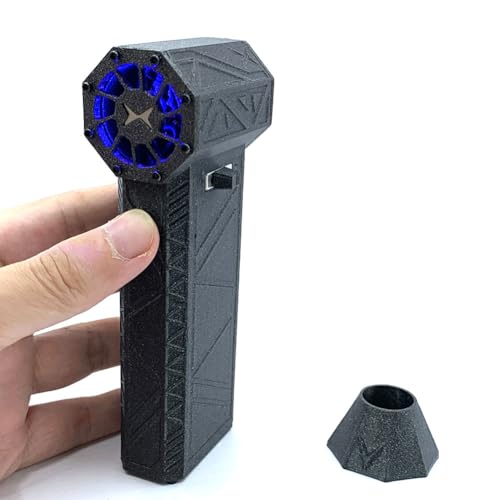 FACULX Pocket Jetfan Mini Turbo Jet Fan 110000 RPM Turbo Violent Lüfter mit LED-Licht wiederaufladbar, eingebauter bürstenloser Motor von FACULX