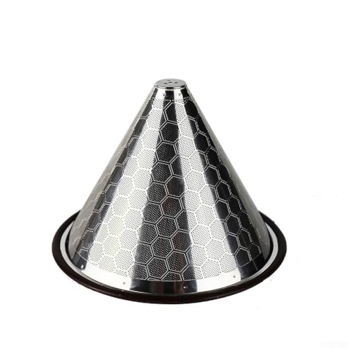 FACULX Pour Over Kaffeefilter, Edelstahl Wiederverwendbarer Kaffee-Tropfer, Papierloser Tropfbecher Kaffeemaschine, Sieb Feinmaschig für 1-3 Tassen FACULX Pour Over Kaffeefilter, Edelstahl Wiederverwendbarer Kaffee-Tropfer, Papierloser Tropfbecher Kaffeemaschine, Sieb Feinmaschig für 1-3 Tassen von FACULX