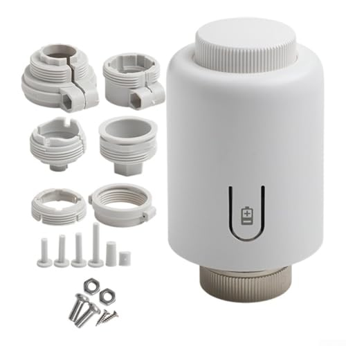 FACULX Programmierbarer Heizkörperthermostat, TRV Heizkörperventilregler, Fernbedienung, App-Steuerung, Sprachbefehl, Temperatureinstellung für Heimheizsystem FACULX Programmierbarer Heizkörperthermostat, TRV Heizkörperventilregler, Fernbedienung, App-Steuerung, Sprachbefehl, Temperatureinstellung für Heimheizsystem von FACULX