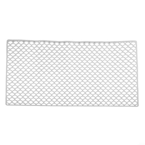 FACULX Silikon-Spülbeckenmatte, 76 x 39,9 cm, groß, rutschfest, Küchenspüle, Schutz vor Geschirr, hitzebeständige Abtropfmatte für Küche (weiß) von FACULX
