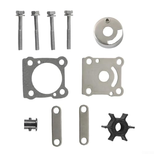 FACULX Wasserpumpenlaufrad-Reparatursatz für 6–8 PS 2 Außenbordmotoren 1984–2009, kompatibel mit 6G1-W0078-A1 6N0-W0078-A0 von FACULX