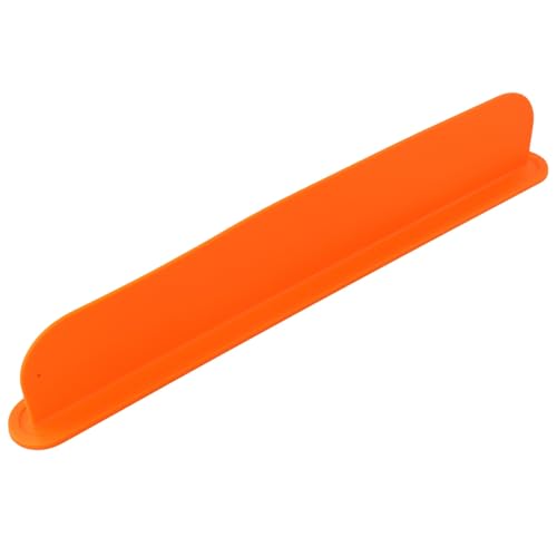 FACULX Wasserspritzschutz für Küche, Silikon-Spritzschutz, Spritzschutz, Waschblech, Arbeitsplatten-Wasserstopfen für Wasserhahn, Küchenspüle (orange) von FACULX