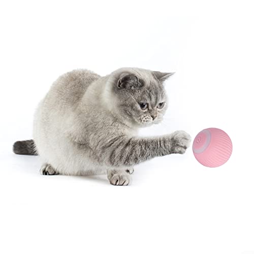 Interaktives intelligentes Katzen spielzeug automatisch rollendes Katzen-Ball-ruhiges Haustier-Spielzeug automatisch bewegliche Hüpfball-Kätzchen-Spielzeug wiederauf ladbare Silikon-Premium-selbst dre von FACULX