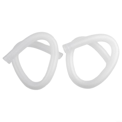 Pool-Filterpumpenschlauch, 3,25 cm, Schwimmbad-Ersatzschlauch, 99 cm Länge, spiralförmige Wickelstruktur, flexibles PVC-Material für oberirdische Pool-Filtrationssysteme (weiß) von FACULX