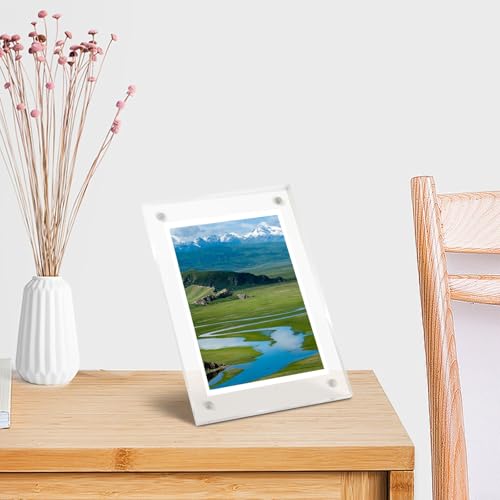 Transparenter Acryl-Bilderrahmen, stabiler Bilderrahmen, transparenter magnetischer Display-Ständer, gutes Geschenk für Eltern, Freunde, geliebte Menschen zu Thanksgiving, Weihnachten, Neujahr (10 x Transparenter Acryl-Bilderrahmen, stabiler Bilderrahmen, transparenter magnetischer Display-Ständer, gutes Geschenk für Eltern, Freunde, geliebte Menschen zu Thanksgiving, Weihnachten, Neujahr (10 x von FACULX