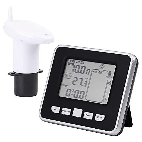Füllstandssensor, Wassertank Flüssigkeitstiefe Füllstandsmesser Sensor Flüssigkeitsstandssensor mit Temperaturanzeige LED Anzeige Unterstützt Tank Flüssigkeitsstand Füllstandssensor, Wassertank Flüssigkeitstiefe Füllstandsmesser Sensor Flüssigkeitsstandssensor mit Temperaturanzeige LED Anzeige Unterstützt Tank Flüssigkeitsstand von FACULX