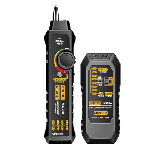 Wire Tracker RJ11 Kabel Toner Leitungsfinder Multifunktions Drahtverfolgung Ethernet Netzwerkkabel Collation Telefon Leitungstester Kontinuitätsprüfung von FACULX