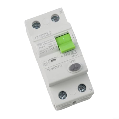 Zuverlässiger Typ B Leitungsschutzschalter RCD DC Elektrisch 2P 63A 30MA Ausschaltleistung Typ B RCD Leitungsschutzschalter für schwere elektrische Lasten Zuverlässiger Typ B Leitungsschutzschalter RCD DC Elektrisch 2P 63A 30MA Ausschaltleistung Typ B RCD Leitungsschutzschalter für schwere elektrische Lasten von FACULX
