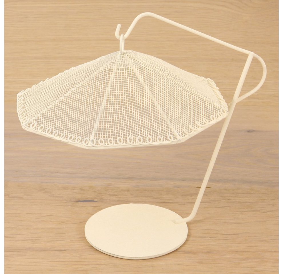 FADEDA Dekoobjekt 2x FADEDA Sonnenschirm groß, weiß, Höhe in cm: 19 (2 St) von FADEDA