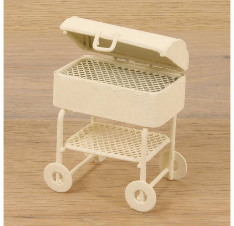 FADEDA Dekoobjekt FADEDA Grill mini, weiß, Höhe in cm: 5,2 (1 St) von FADEDA