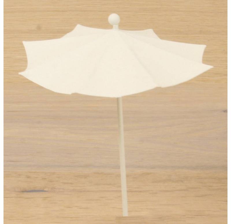 FADEDA Dekoobjekt FADEDA Sonnenschirm steckbar mini, weiß, Höhe in cm: 9,5 (1 St) von FADEDA