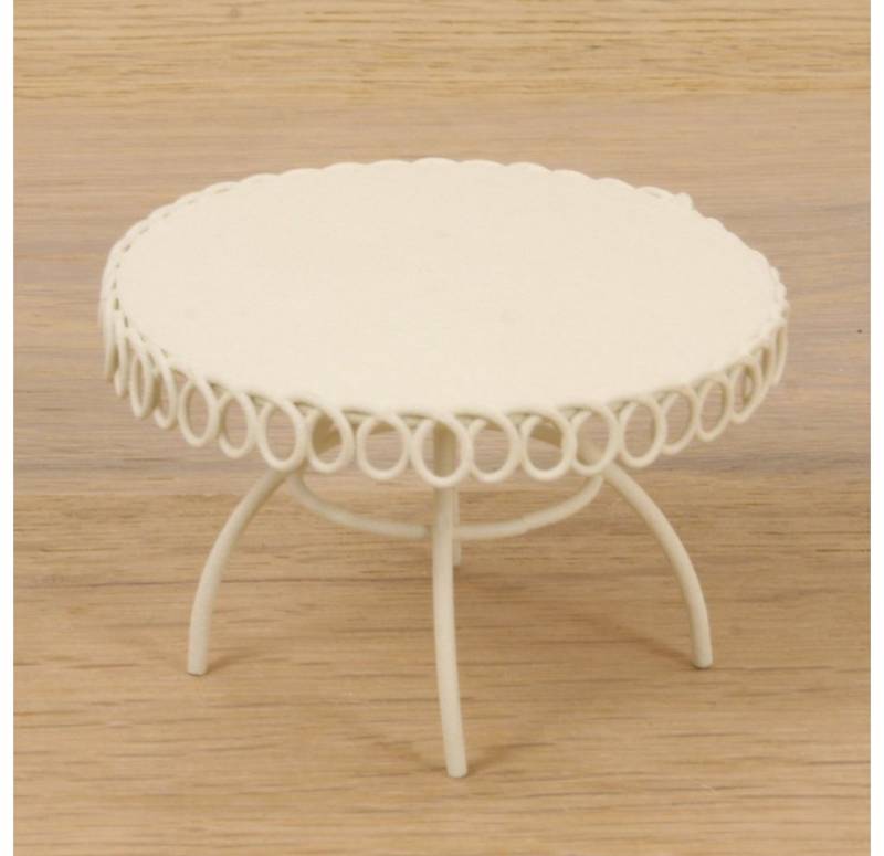 FADEDA Dekoobjekt FADEDA Tisch weiß, Höhe in cm: 5 (1 St) von FADEDA
