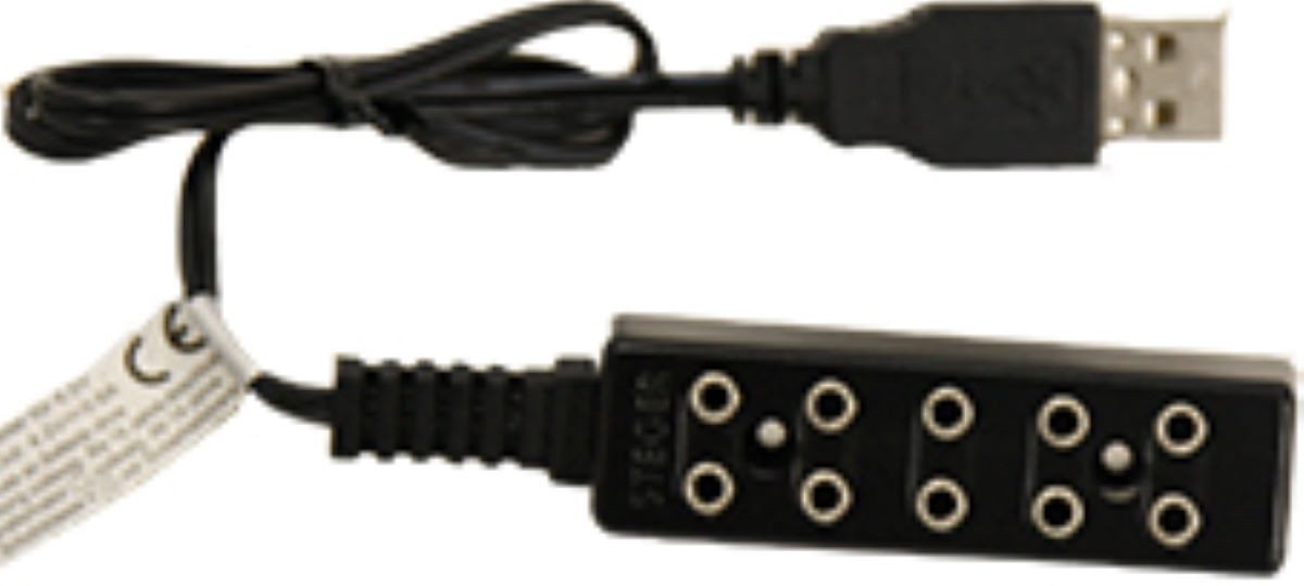FADEDA Krippen-Zubehör FADEDA 5-fach Verteiler für 4,5V/0,6 A, USB, Höhe in cm: 45 (1 St) von FADEDA